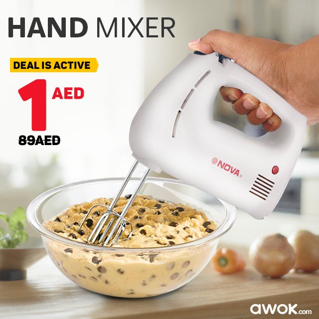 AWOKcom's tweet photo. Only 1AED Now! Get It Quick!
ููุท ุฏุฑูู
ุงูุงู! ุงุณุฑุน!
https://t.co/GG4m0sFCmc
#1dirham #dubaisale #handmixer #kitchenappliances #uae #saletime https://t.co/zdRJS6uLCp