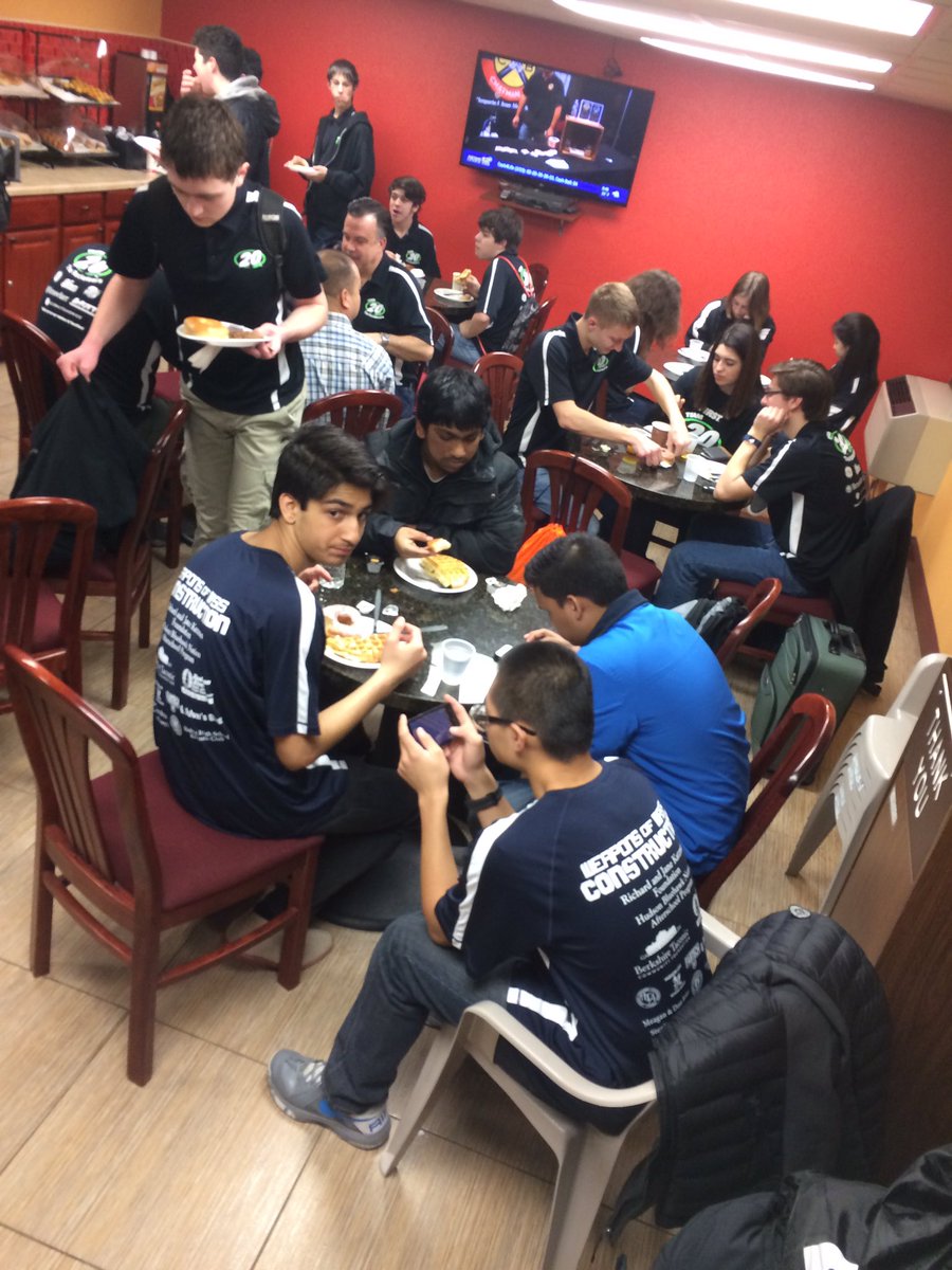 Good Morning <a href="/FRCTeam20/">Team 20</a> are you ready for day 2 of the Inaugural Hudson Valley Regional Competition? #omgrobots