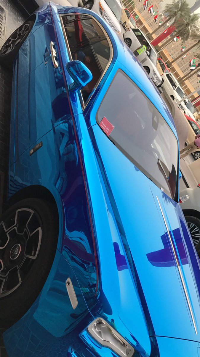 Electric Blue Rolls Royce Ghost ? Yes or No ? #Ruined #RollsRoyce #CarsDubai #YesOrNo