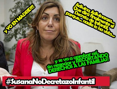 el_principe_e's tweet photo. #100por100PSOE #SusanaNoDecretazoInfantil #PsoeGanador horrorizada estoy de ver cómo dejas Andalucía y ahora quieres a España. Traidora https://t.co/TIjy65abpd