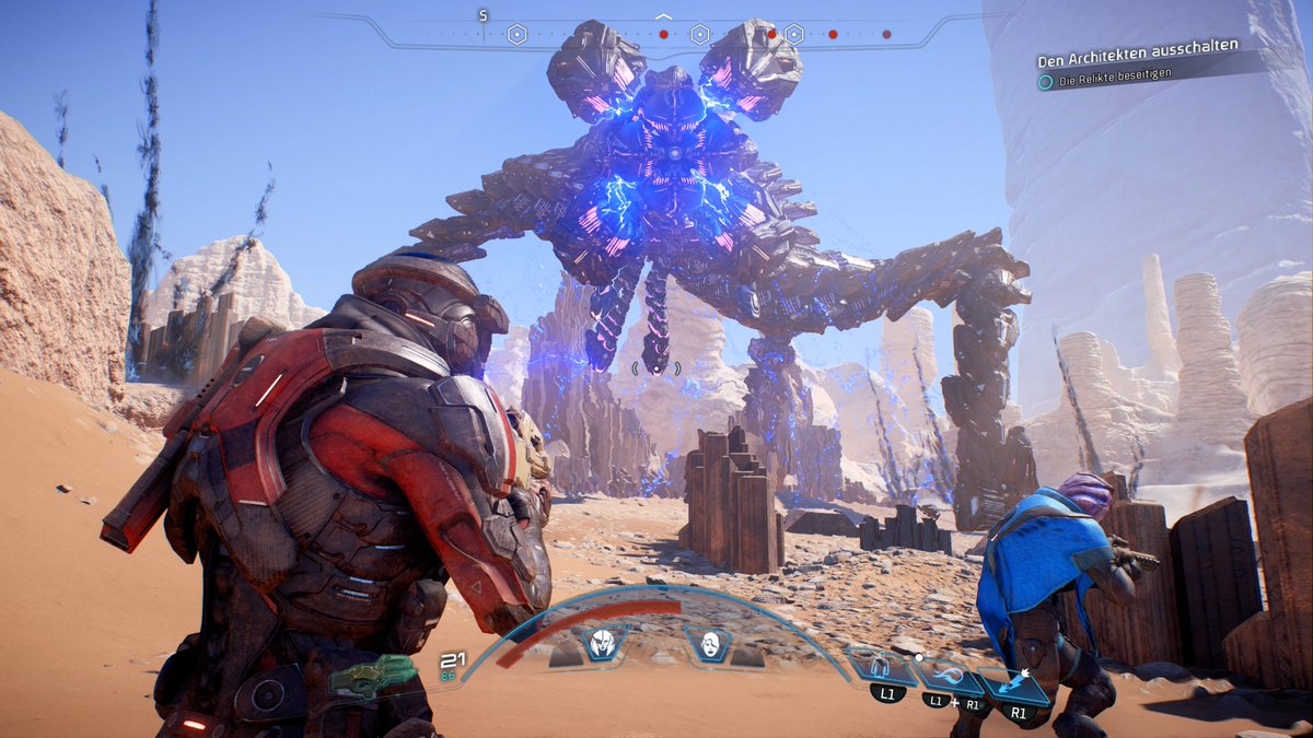 First contact with the ARCHITECT ..... #Pathfinder #PS4ProPictures #PS4 #BioWare #MassEffectAndromeda #PS4share