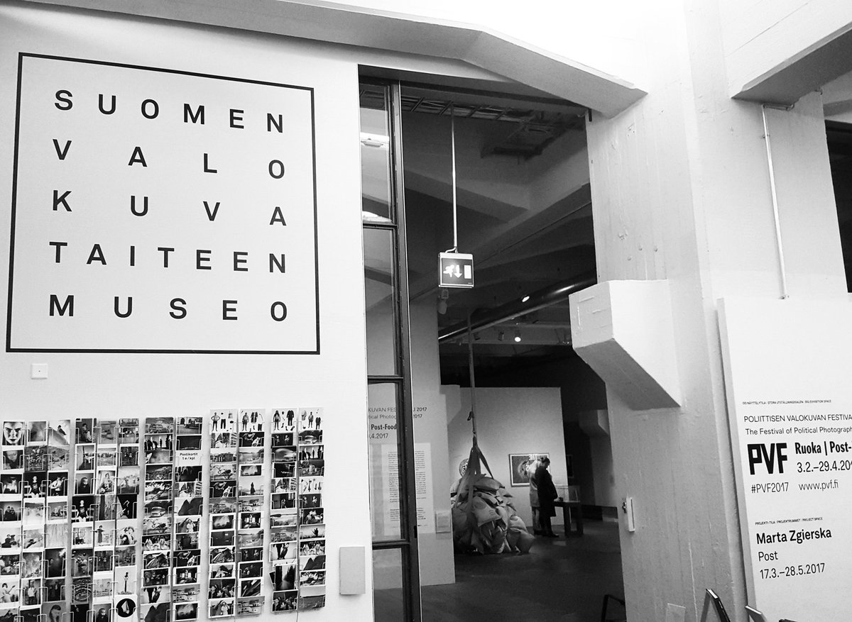 PetraLaivo's tweet photo. Tänne mars, jos haluat ajattelun aihetta. @valokuva_museo #PVF2017 #postfood https://t.co/vazPDoyqPS