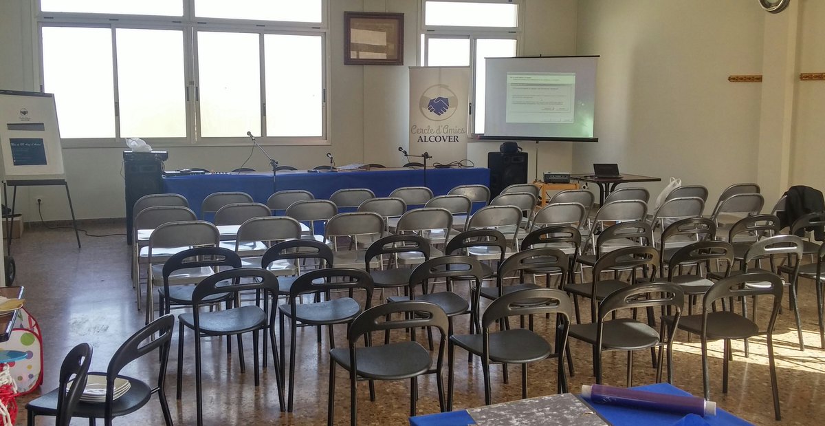 Cercleamics's tweet photo. Tot a punt per l'assemblea genaral ordinària!!! al @Cercleamics #alcover  soci/a no t'he la perdis, avui a les 16.30 h #mesdecentanysdamics https://t.co/vSoRBEZLGD