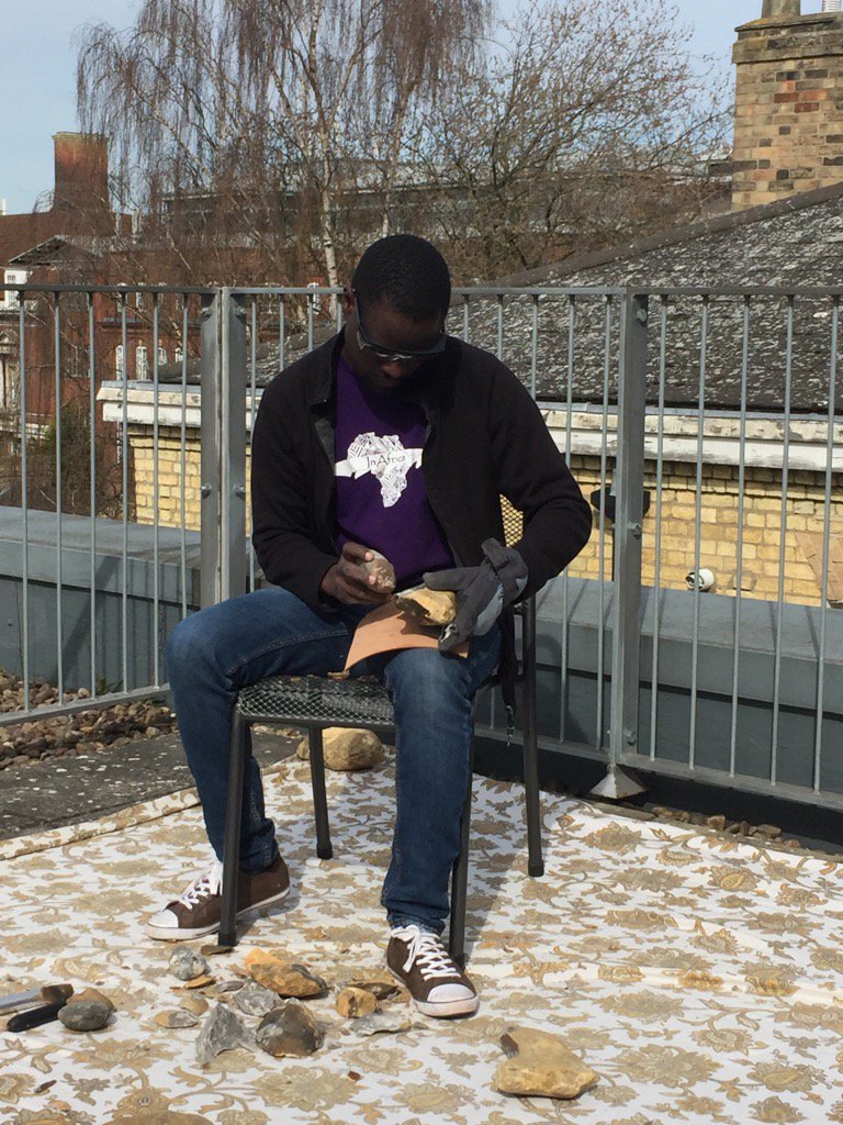 In-AfricaProject (@inafricaproject) on Twitter photo Today <a href="/InAfricaproject/">In-AfricaProject</a> @camscience awesome Herman Muwonge flint knapping <a href="/CamBioanth/">CambridgeBioAnth</a> Today <a href="/InAfricaproject/">In-AfricaProject</a> @camscience awesome Herman Muwonge flint knapping <a href="/CamBioanth/">CambridgeBioAnth</a>