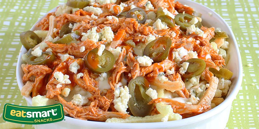 EatsmartSnacks's tweet photo. #Eatsmart style buffalo chicken nachos? Don't mind if we do!  #moregoodlessguilt https://t.co/Qhm74rK6C2