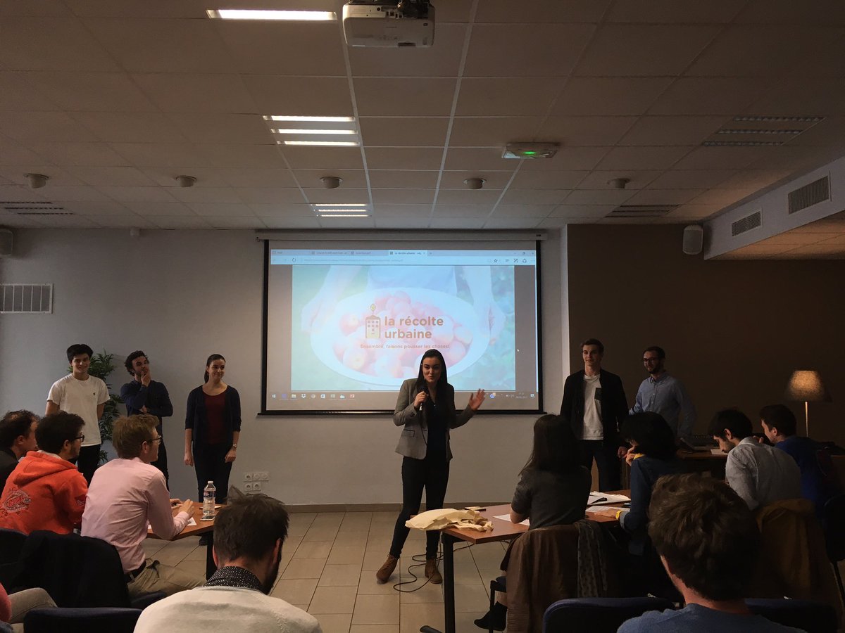 3ème pitch : La Récolte Urbaine -> potager partagé&amp;urbain pr les habitants de Lyon #Mr-topi #Mme-nambour #bio&amp;sain #Challengeonsnotrefutur