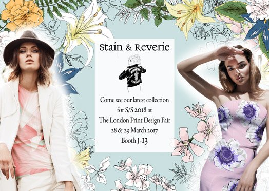stainandreverie's tweet photo. Come see our S/S 2018 collection at The London Print Design Fair, 28 &amp; 29 March at The Business Design Centre #TLPDF @TEXTILEEVENTS https://t.co/tWdsikATId