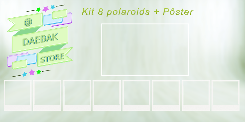 StoreDaebak's tweet photo. O polaroid tem esse modelo, as fotos que seguem são exemplos dos kits, breve postarei com os grupos e conceito (estilo da pack). https://t.co/7PhEFMKl4A