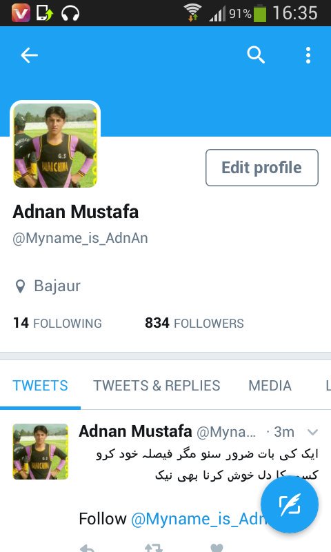 iTx_Aaadi's tweet photo. 0ur Prime PurPose in Life is to Help other's
If we Can't help them at Least Let's N0t Hurt Them
Follow @Myname_is_AdnAn https://t.co/rsn7FYfSWA