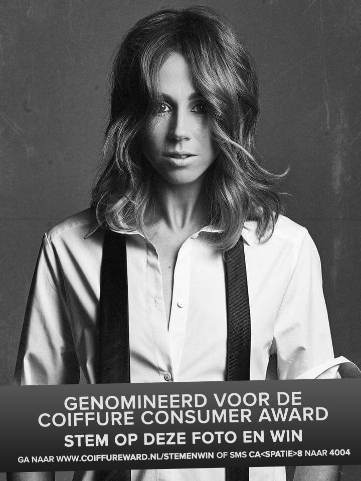 Mijn lieve collega Melanie is genomineerd voor de Coiffure Consumer Award. Om te kunnen winnen heeft zij jullie stem nodig! #coiffureaward