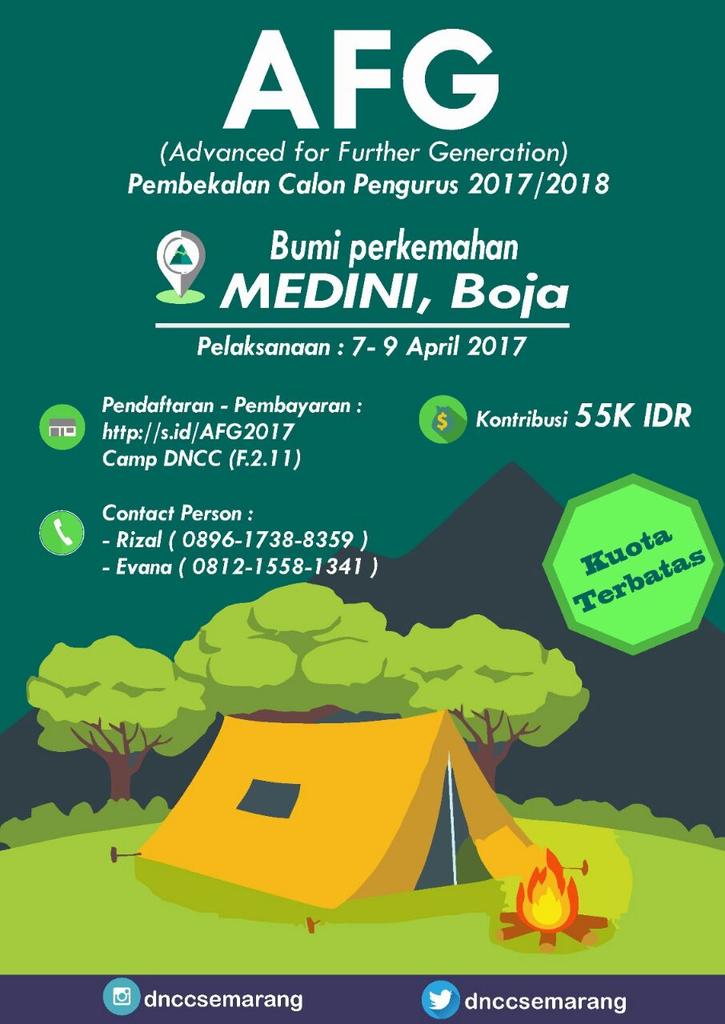 Hai tman2 anggota DNCC.DNCC akan mngadkn acara untk mncri penerus pengurus slnjtnya nih. Ayok segera daftarkan!