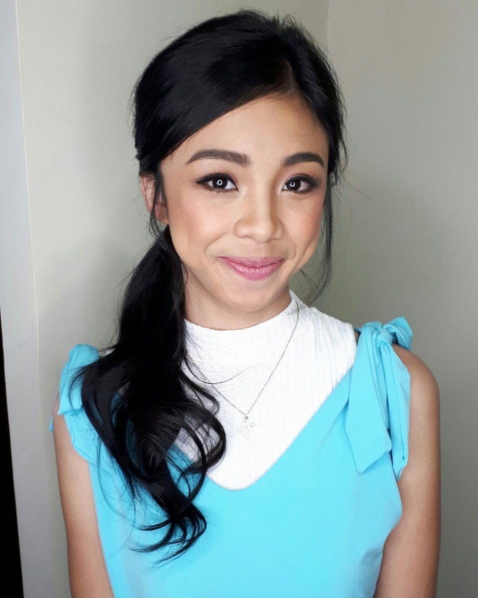 jayweehair's tweet photo. Dahil ang cute mo magpigil ng tawa~ 😙💕

@MarydaleEntrat5 for #MayWardHeatsUpAyalaMall show 💝

#hairbyjaywee ✨ https://t.co/RXy1yDsIJY