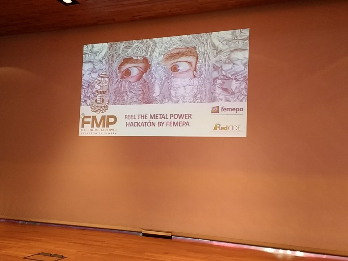 bicompatible's tweet photo. Llegó el momento de las presentaciones. Qué nervios! 😁 #hackaton  #FeelTheMetalPower @NemeSys20 @undondin @FEMEPA_LP https://t.co/OP9hCMIwNg