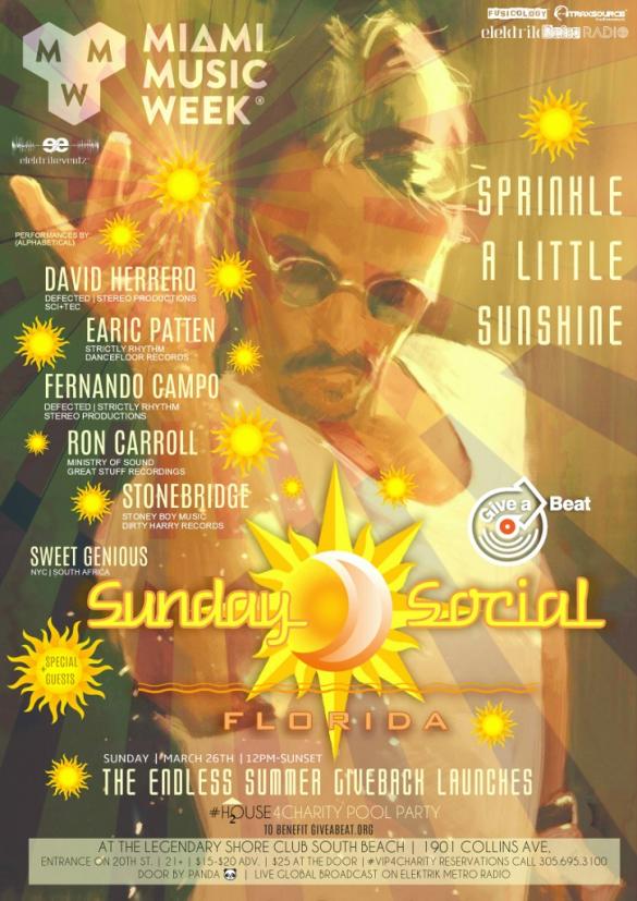 fusicology's tweet photo. Today Miami @SunSoFlo #SunSoFlo w/ @DJDAVIDHERRERO @djearicpatten @DjFernandoCampo @ShoreClubSoBe https://t.co/Q8CBX1gxg4 #MMW2017 https://t.co/dVWcxL6j2M