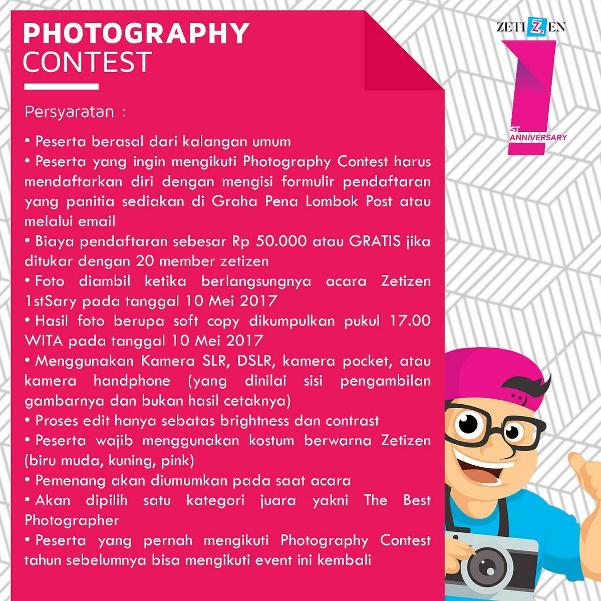 Tapi sebelum itu, cek dulu segala persyaratan di bawah ini 👇👇