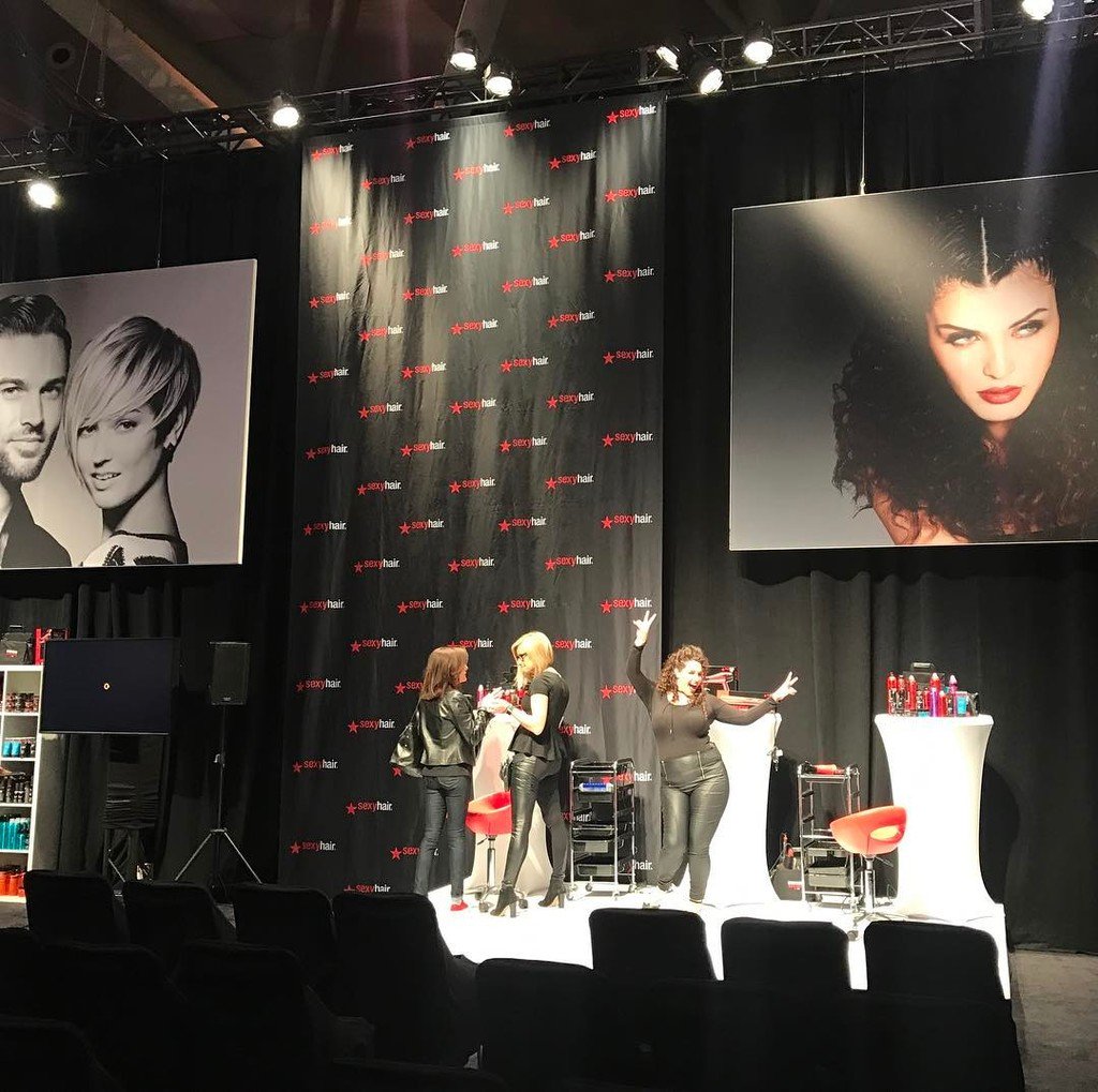 BrianJensenHair's tweet photo. Good Morning Toronto! Getting our stage ready for #abatoronto @abacanada @sexyhair #platfo… https://t.co/f9gDVXdqfn https://t.co/P0CoVvSbqL