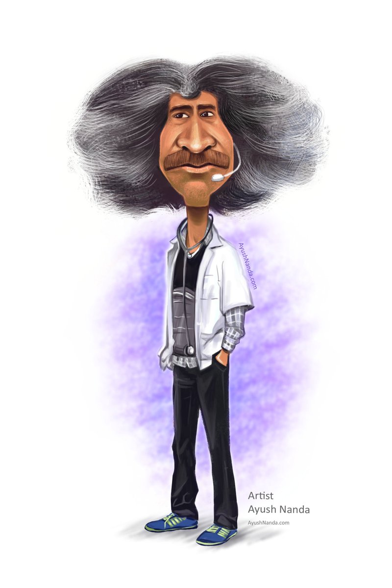 _AyushNanda_'s tweet photo. Caricature by https://t.co/Tt2z7Ptdux  For  @WhoSunilGrover As Dr. Mashoor Gulati @SunilGroverTeam @SunilGroverFans @SonyTV @radiocityindia https://t.co/VyutPL3TyM
