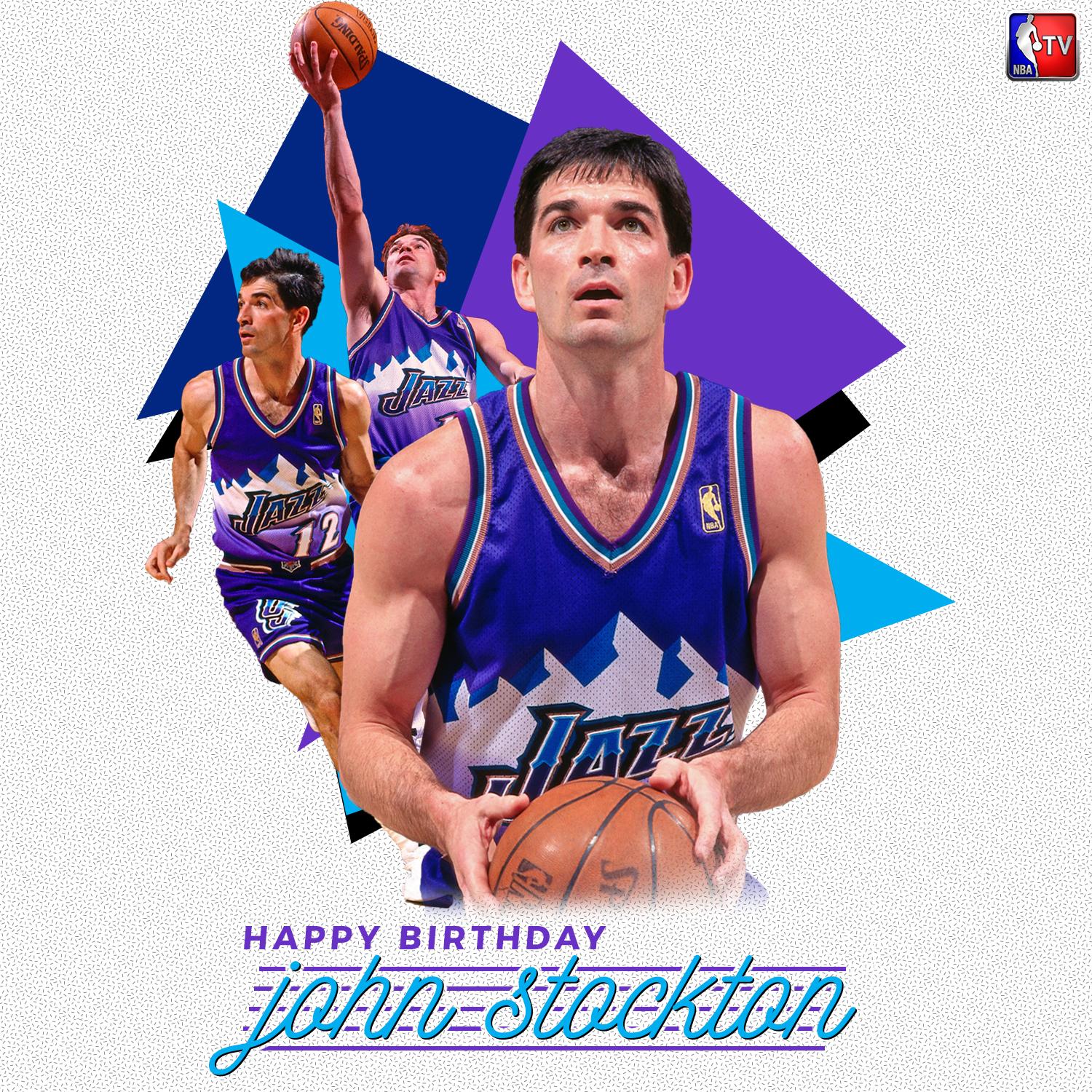 To wish legend, 10x All-Star & Hall of Famer John Stockton a Happy Birthday! 