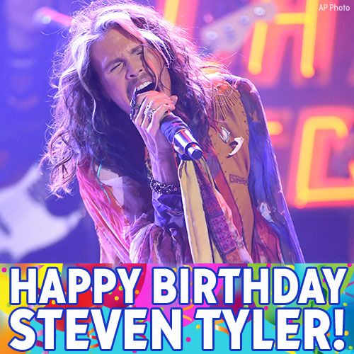 Happy 69th Birthday to Aerosmith\s Steven Tyler! 