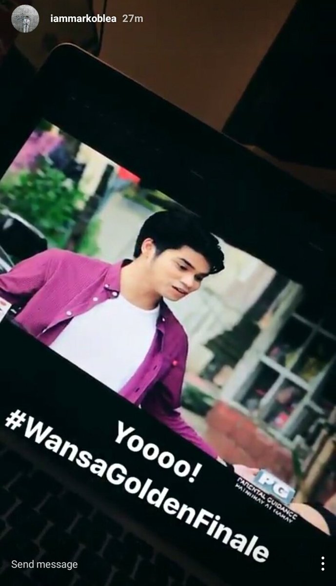 MarkNation_VIS's tweet photo. Itong talaga yung pak na pak sa #WansaGoldenFinale eh! Iba din ang datingan netong si Gabriel. @iammarkoblea You did a great job, Loves! https://t.co/8PNhLg2G4r