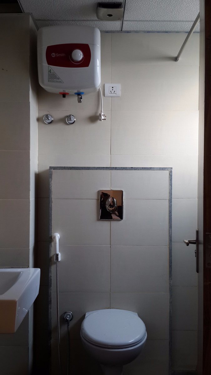 Mittal Heights on X: Most modern bathrooms equipped with single lever  Grohe fittings, American Standard Sanitary and AO Smith Geyser.  https://t.co/yqVKjxmMTj / X