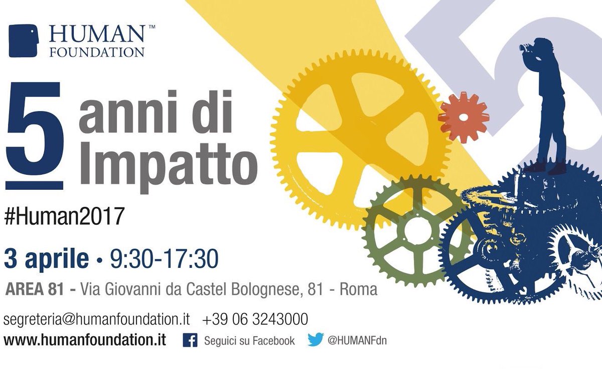 GioMelandri's tweet photo. #HumanFoundation, in un giorno cinque anni di #impattosociale

https://t.co/9P6ZTTZamc
#agena https://t.co/iGbUK4fSuw