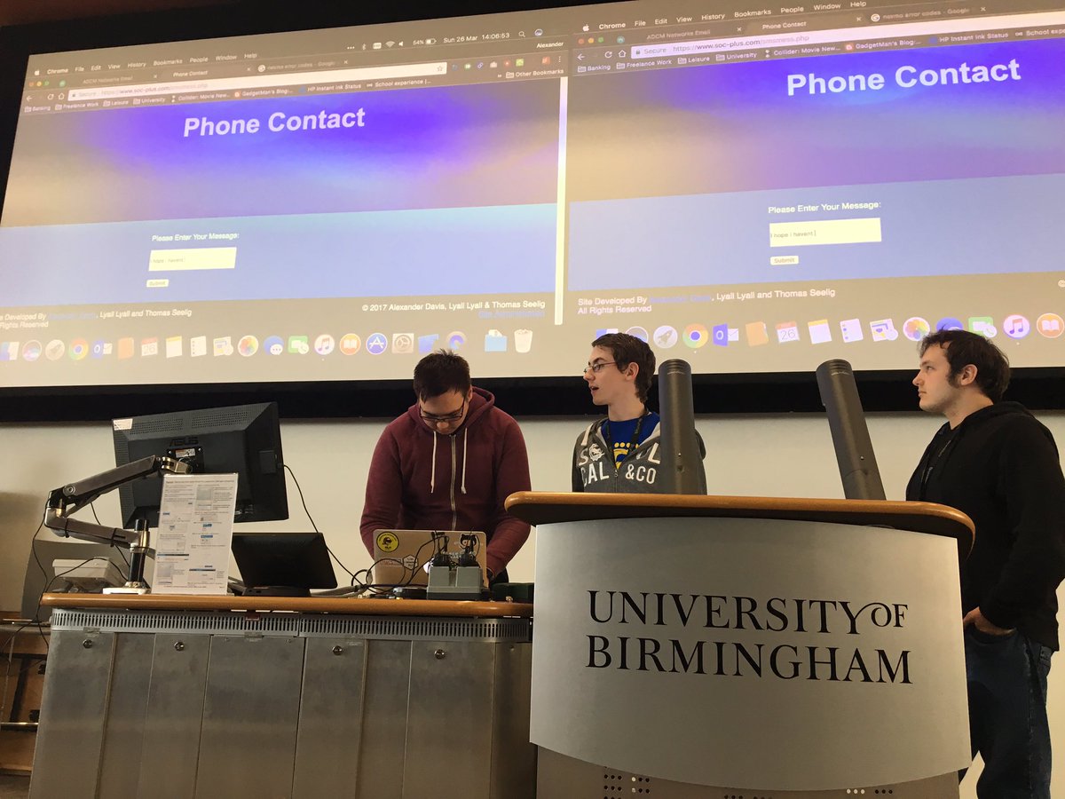 BrumHack's tweet photo. Society+ - tool for announcements to members of Student's Union societies https://t.co/7CUWPuVD4m