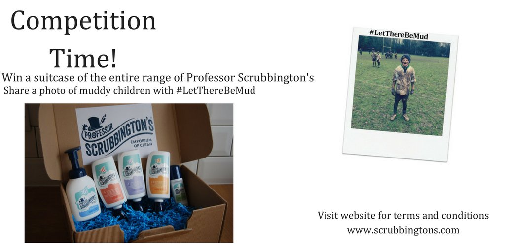 Scrubbingtons's tweet photo. It's the last DAY of our #competition post a photo of your muddy kids and you can be in with a chance to win suitcase #LetThereBeMud #kids https://t.co/ouik3sFfRP