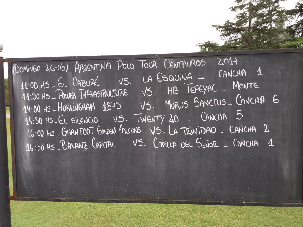 ArgPoloTour's tweet photo. HOY POLO TOUR CENTAUROS
info en @ChukkerApp  @FernetBrancaARG https://t.co/q8uMBgKjTz