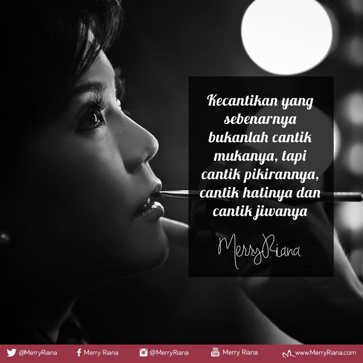 MerryRiana's tweet photo. kecantikan yang sebenarnya bukanlah cantik mukanya,tapi cantikpikirannya,cantik hatinya dan cantik jiwanya #MR https://t.co/y5KKIDB5k2