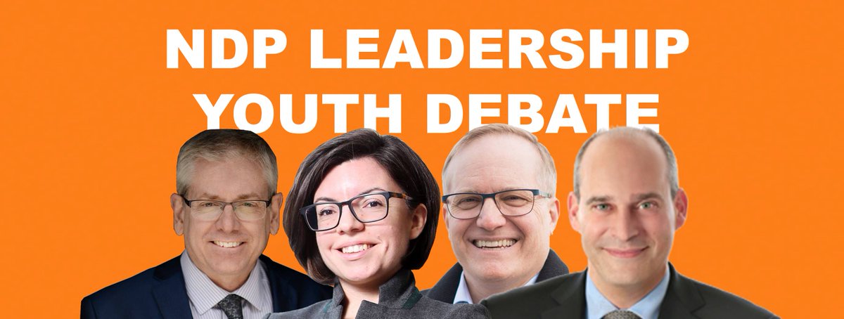 RyersonNDP's tweet photo. Join us and @UOFT_NDP today for our viewing party of the #NDPldr Youth Debate!

Details: https://t.co/pzy1H5dSgG https://t.co/c4m5bAEr7g