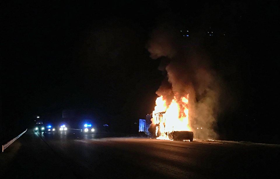 MessengersMusic's tweet photo. Our bus was involved in an accident this morning near Atlanta. We are ok. The bus &amp; all in it was destroyed. Pleases pray. More details soon https://t.co/MxsMd0lGxY