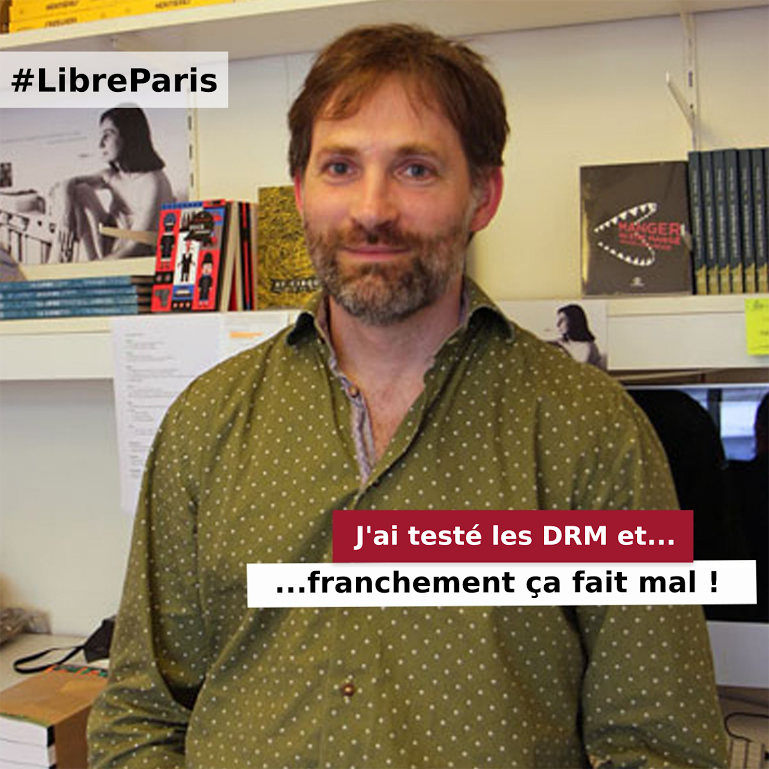LibreParis_17's tweet photo. Aïe... faut croire que oui. #Pardon #DRM #LibreParis https://t.co/kQrl68Xqq1
