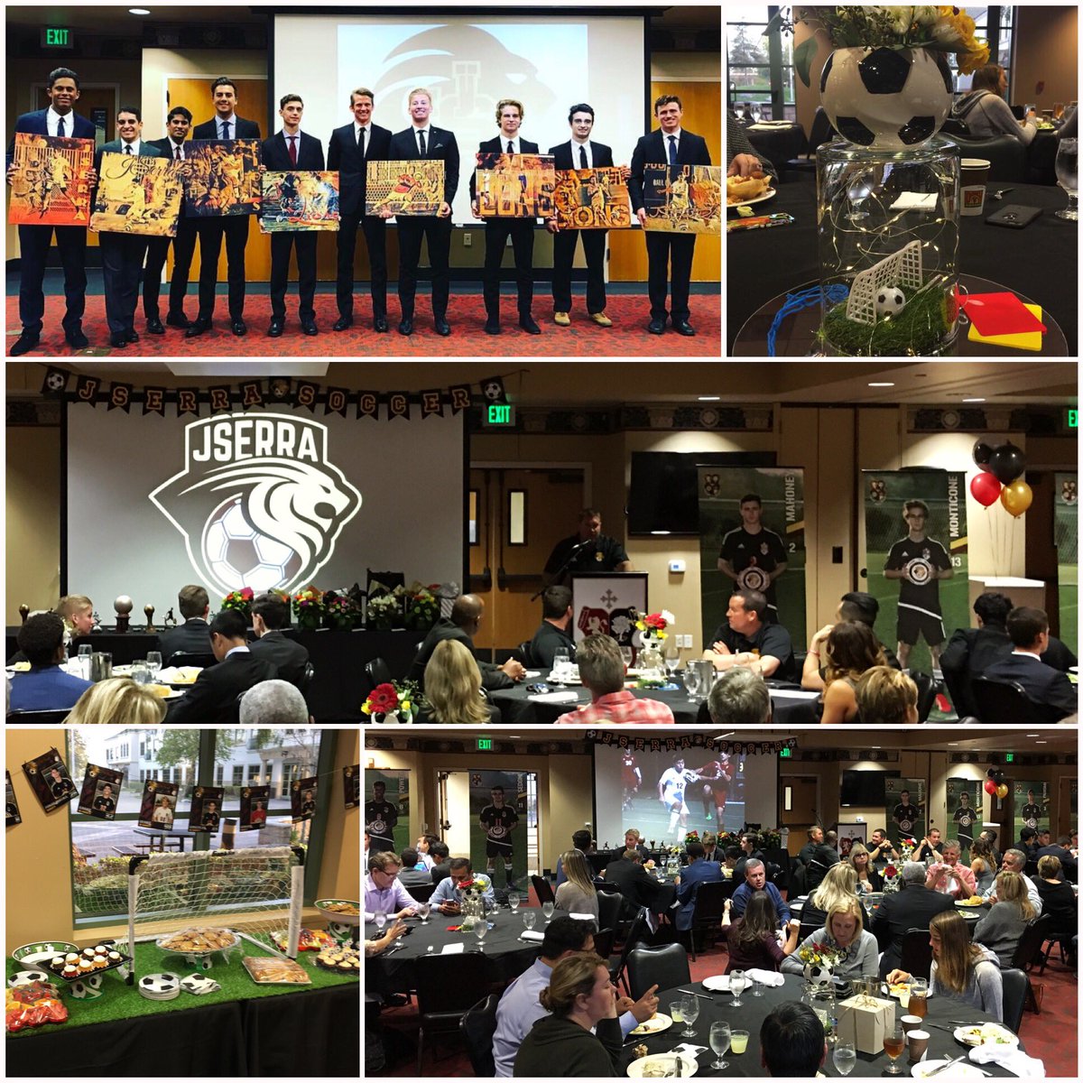 2017 Season-End Boys Soccer Banquet - an evening to remember #jserrasoccer ⚽#lionpride 🦁#classof2017