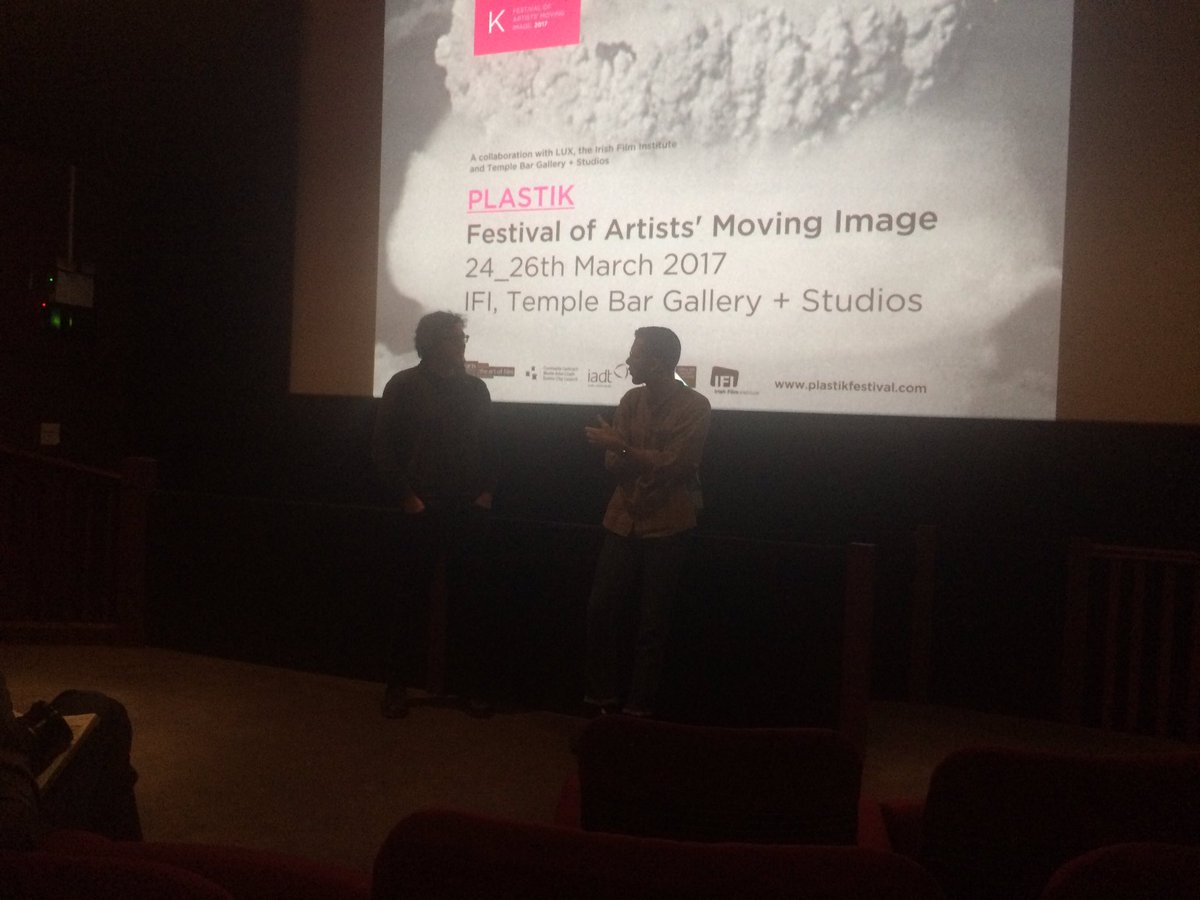 PLASTIKFestival's tweet photo. #JamesKienitz Q&amp;A with #MarkToscano after his brilliant Andre Trilogy screening #PLASTIK2017 https://t.co/IGZ09Rmv2F