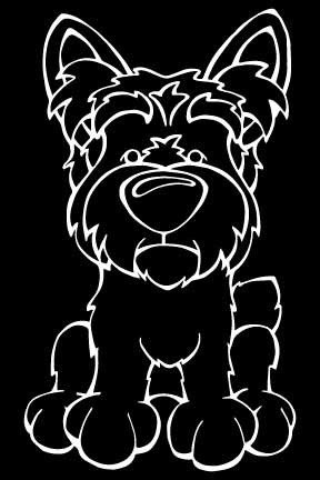 decaldogs's tweet image. Decal Dog of the Week: Yorkshire Terrier, Get a Car Window Sticker. decaldogs.com #dogsoftwitter #YorkshireTerrier