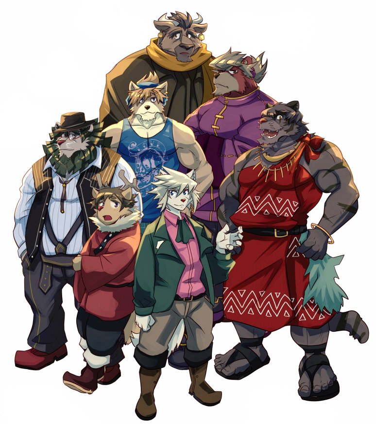 abasirisippo's tweet photo. とりあえず土日でこんだけキャラ作りました。
巨漢多くなるのは好みだからしょうがないね！ https://t.co/GQYH0Edb19
