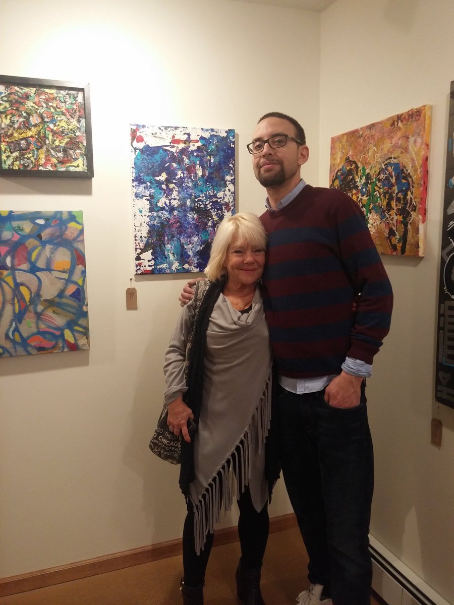 LmannHill's tweet photo. Art in Color @UMSOTALL #artincolor #artists #spring #artbydarenhill #artbygrantking #OpeningDay https://t.co/BmAnnBFeSz