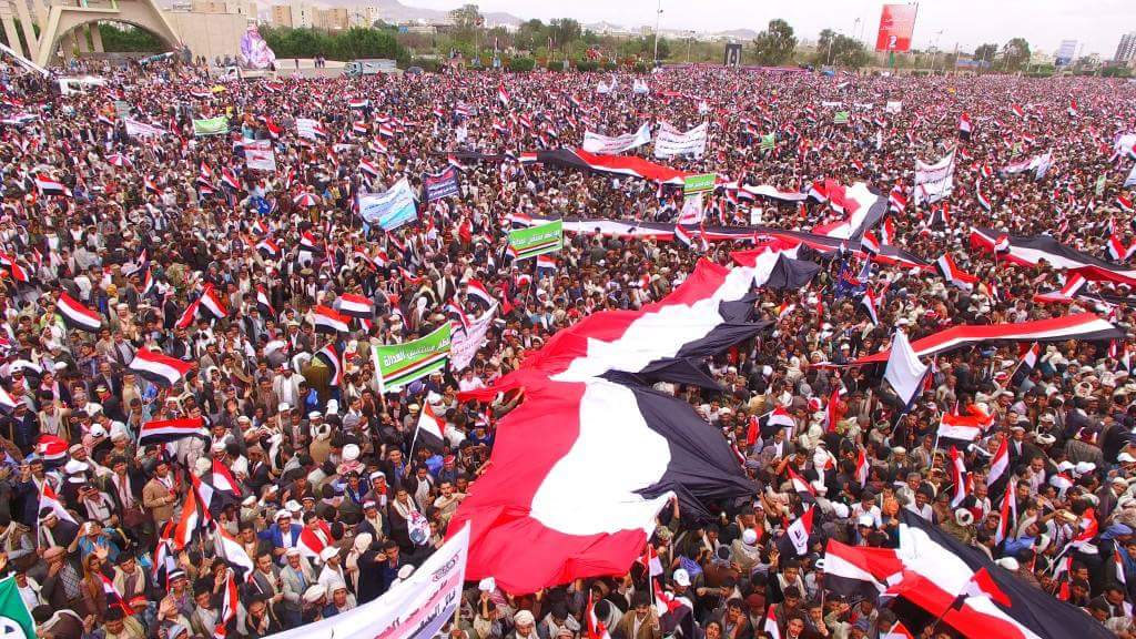 hussein_alamlhi's tweet photo. صور جوية للحشود  في فعالية اليوم 

#عامان_من_الصمود https://t.co/Aikmnvhm69