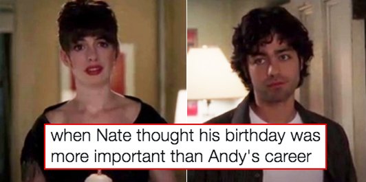 SpencerAlthouse's tweet photo. I wrote something super important:

25 fucking infuriating things that happened in The Devil Wears Prada https://t.co/X2Y0K4BwZC https://t.co/iD4xbYcOV3