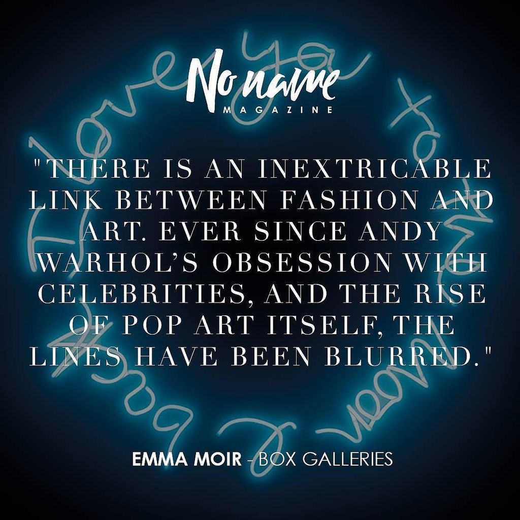 NONAME_Magazine's tweet photo. Coming on #TopicTuesday is Emma Moir, owner of Box Galleries in London, Chelsea. Find out how she built her busines… https://t.co/Bd37IKiQ7b