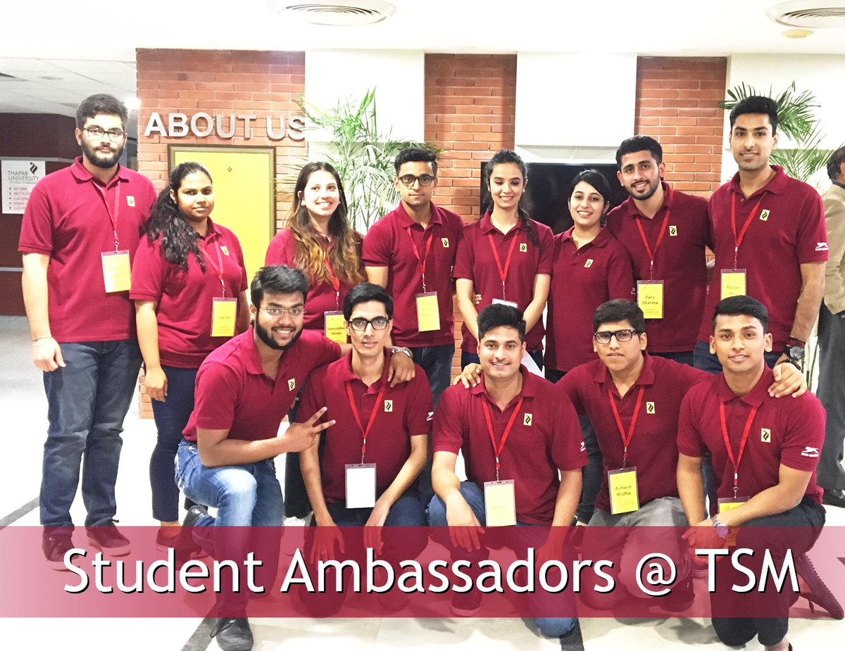 TSM_TU's tweet image. At #ThaparSchoolofManagement, #StudentAmbassadorProgram is leadership opportunity for the students to contribute towards outreach activities
