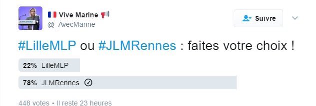 "Quitte à passer pour des cons, autant le faire avec un sondage"