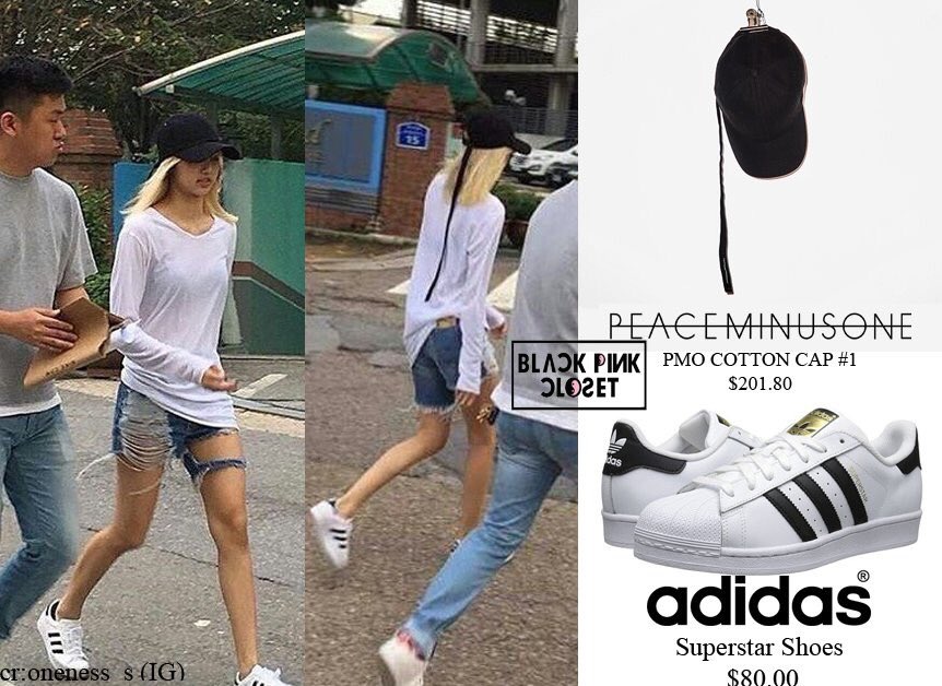 lisa blackpink adidas shoes