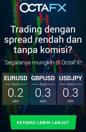 OCTAFX - TRADING DENGAN SPREAD RENDAH - DEPOSIT MINIMAL $5