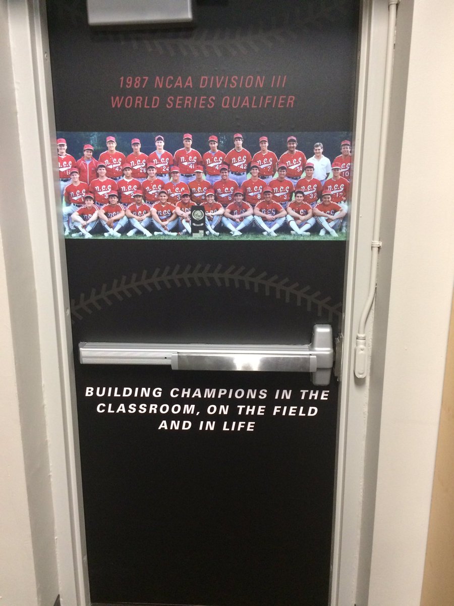 nccbaseball's tweet photo. .@NCAlumni some great history we get to honor in the clubhouse! https://t.co/l7VAsOiO9G