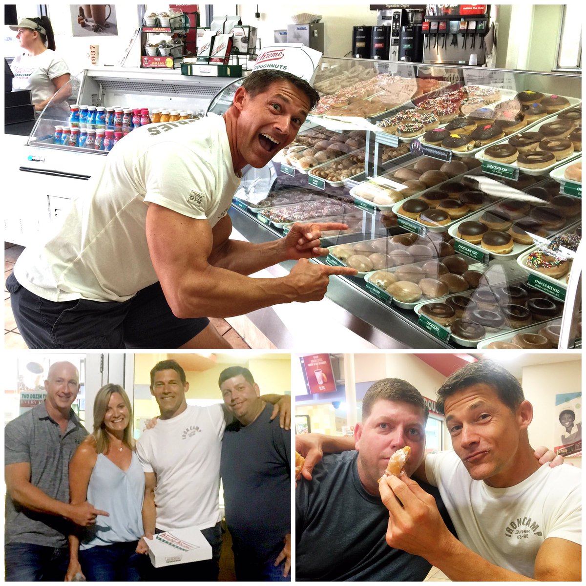 First time ever having Krispy Kreme and it was fun doing it with good friends! ✔️Now I know what it's like, my first and last one ever!