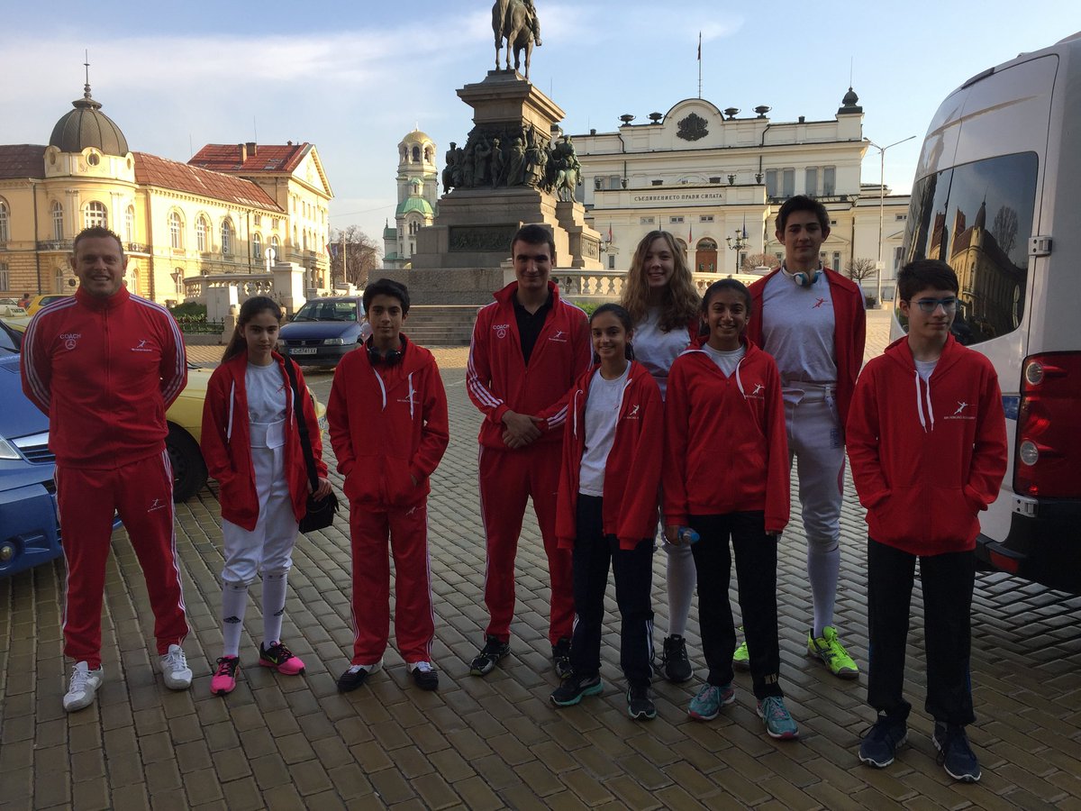MKFA_fencing's tweet photo. MKFA Junior Team in Bulgarian International event U11 and U15! #fencemkfa #passionforfencing #happy https://t.co/rFhCWiiF77