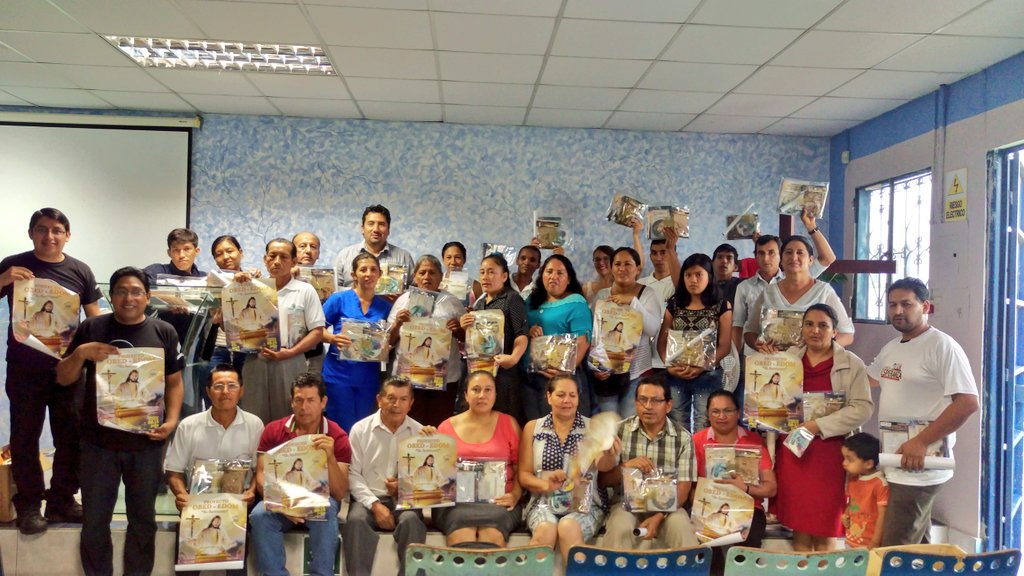Entrega de materiales: Semana Santa #ElRescate y proyecto Obed Edom... distrito Sucumbíos <a href="/AdventistasMEN/">AdventistasEC MEN</a>