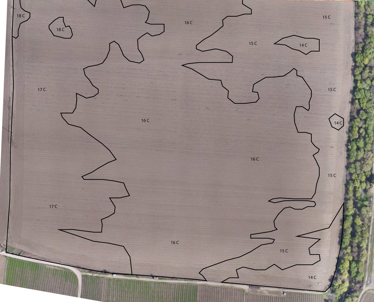 Noxcorp's tweet photo. #Agricultural #thermal aerial mapping with #UAV https://t.co/8xoTB26UEp